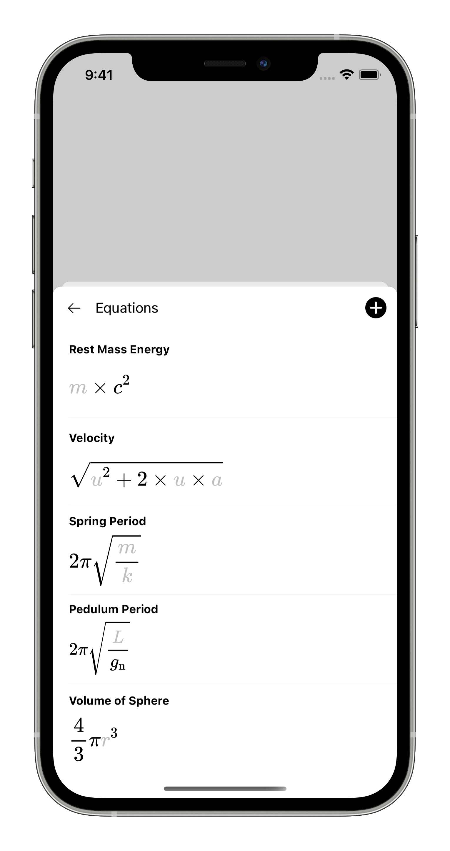 Equations